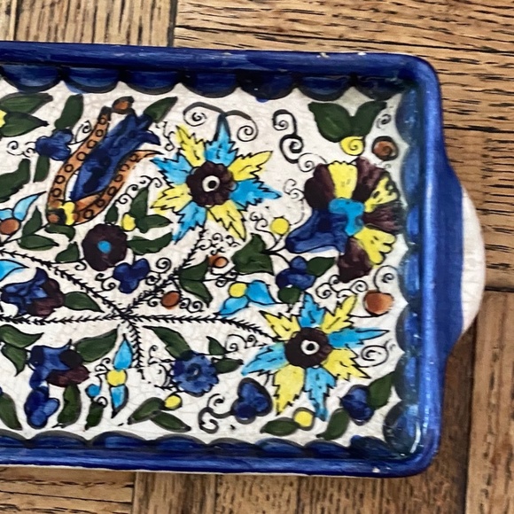 Vintage Jerusalem Pottery small tray - Picture 5 of 5